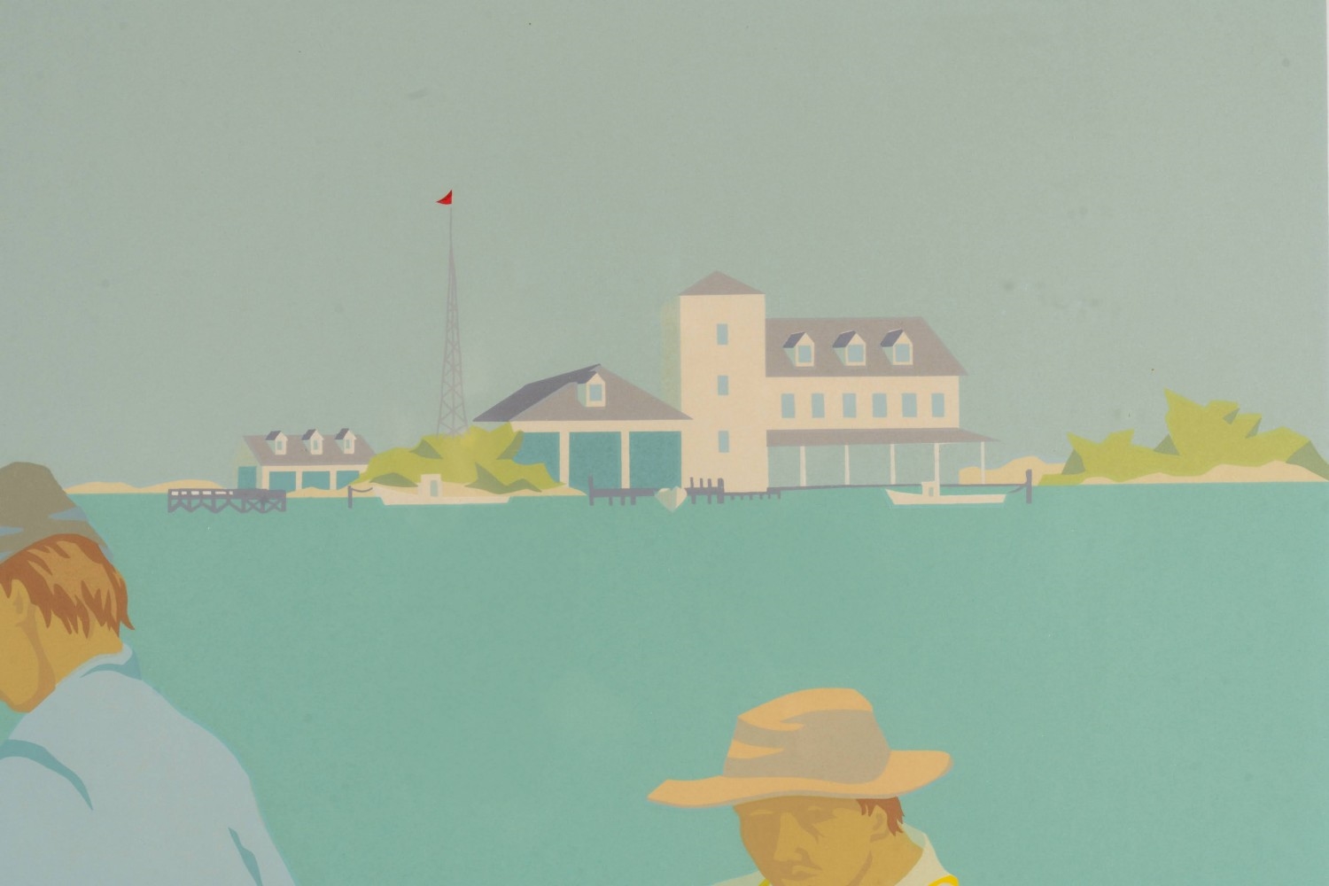 Claude Howell | Loading Nets, Ocracoke (1986) | MutualArt