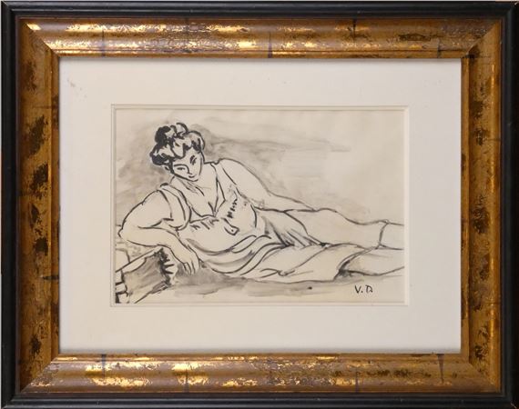 Kees van Dongen | PORTRAIT DE FEMME (1949) | MutualArt