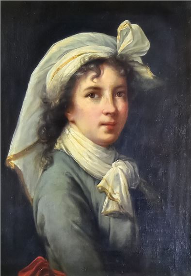Charles Bianchini | Portrait of Elisabeth Vigee Le Brun | MutualArt