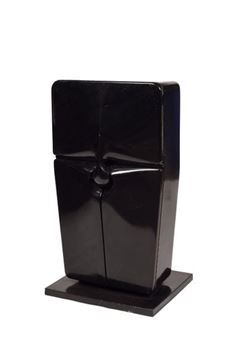 Espace desk in black lacquered wood