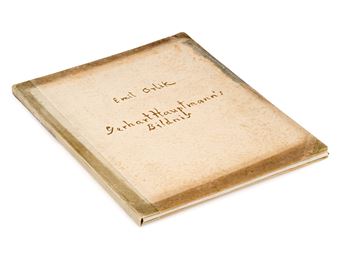 A book with writing on the cover of it.