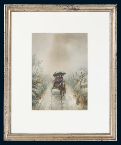 Stanislaus Bender | Rural carriage ride | MutualArt