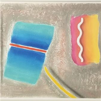 ALAIN BERCK-VITZ 抽象画 絵 絵画 骨董品 アンティーク 版画 ALAIN