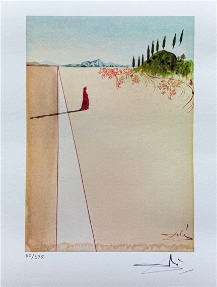 Divine Comedy INFERNO #1 Facsimile Signed Limited Edition Giclee - Salvador Dalí