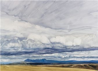 Installation view of James Morrison exhibition at The Scottish Gallery.