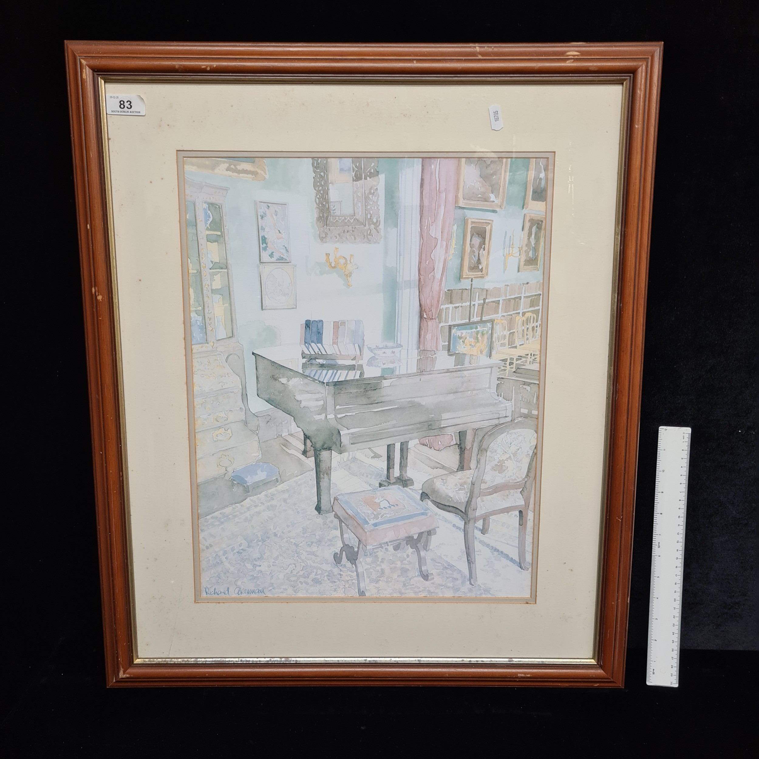 Richard Akerman | Music Room Interior | MutualArt