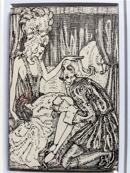 Mahlon Blaine | Mahlon Blaine Framed 4 print Tribute macabre style ...