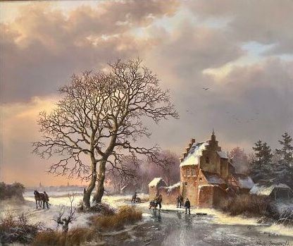 Wouter Janssen | Winter landscape | MutualArt