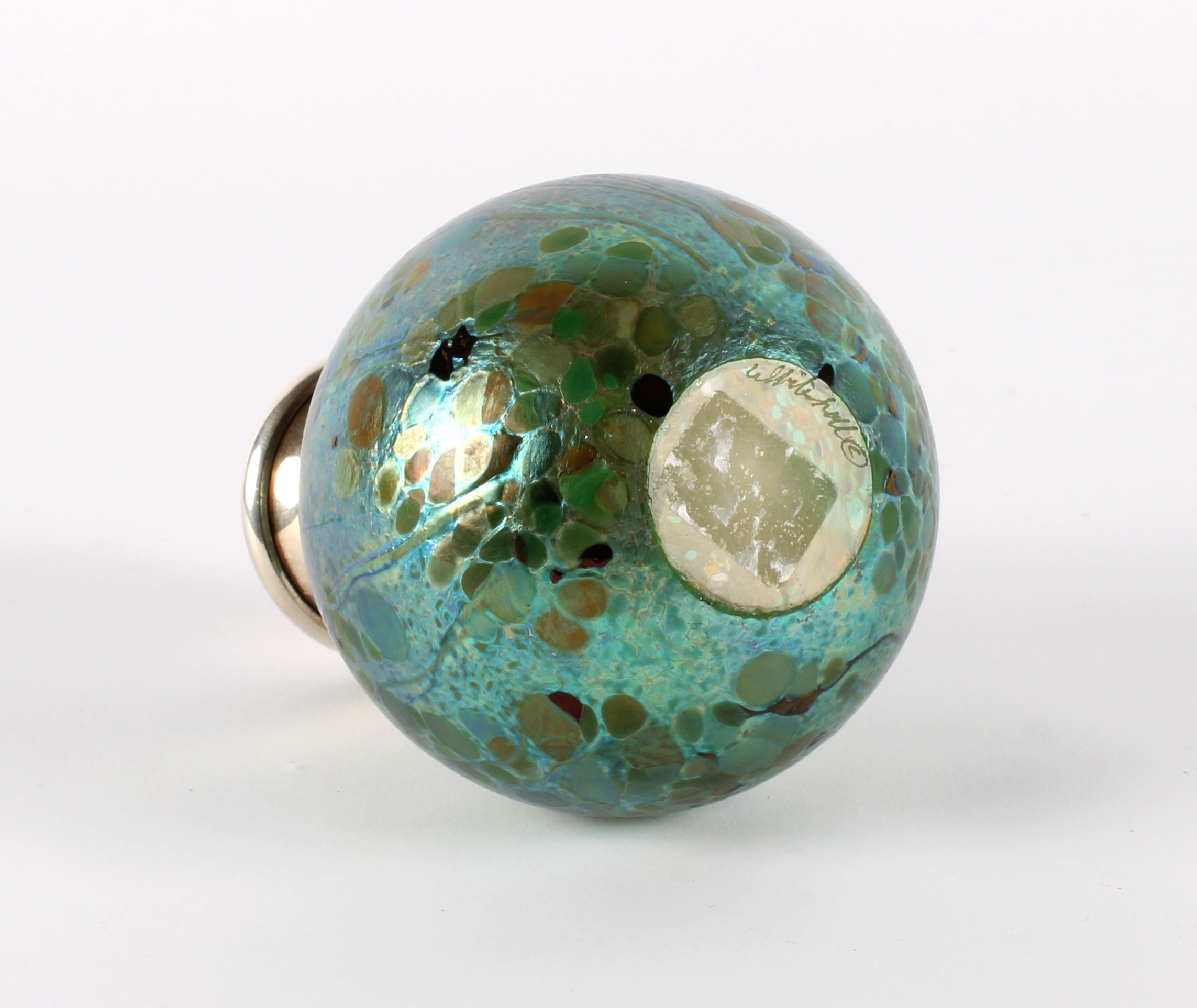 Timothy Harris | Studio Glass Scent Bottle with Hallmarked Silver ...