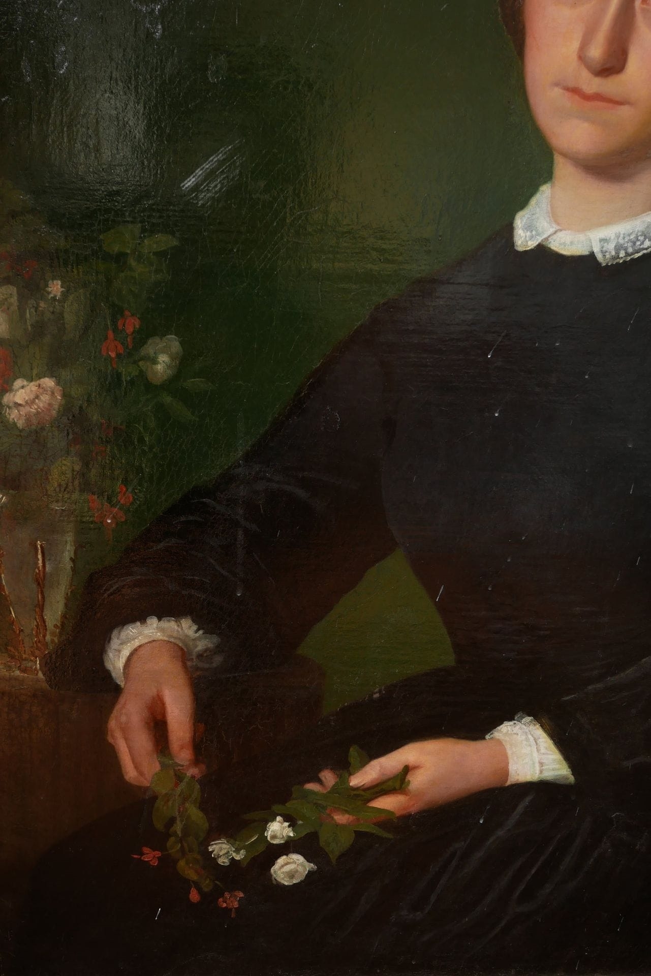 French School, 19th Century | Portrait of a grieving young woman (19 ...