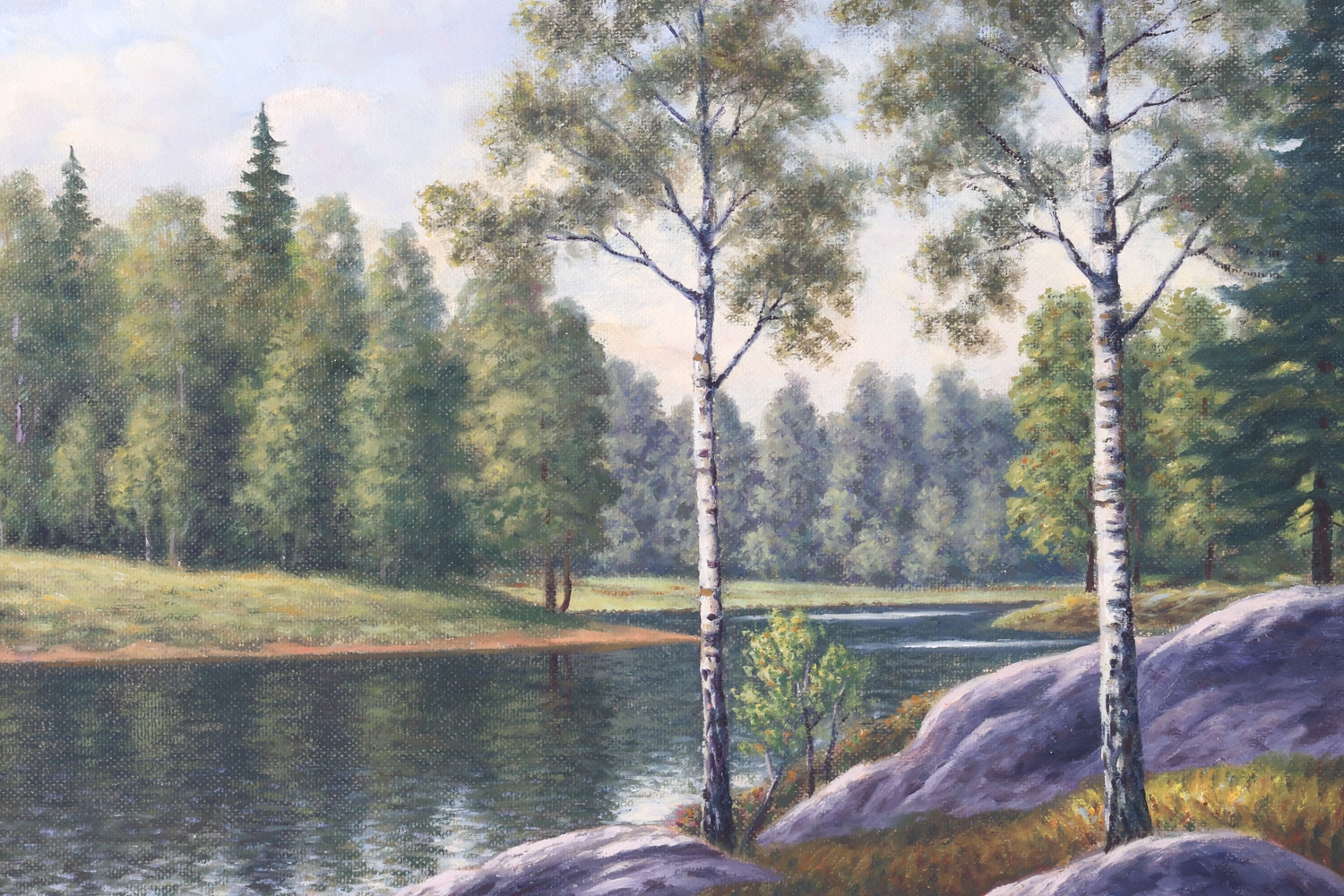 M. Persson | M. PERSSON SWEDISH FOREST LANDSCAPE O/B (Circa 1960s ...