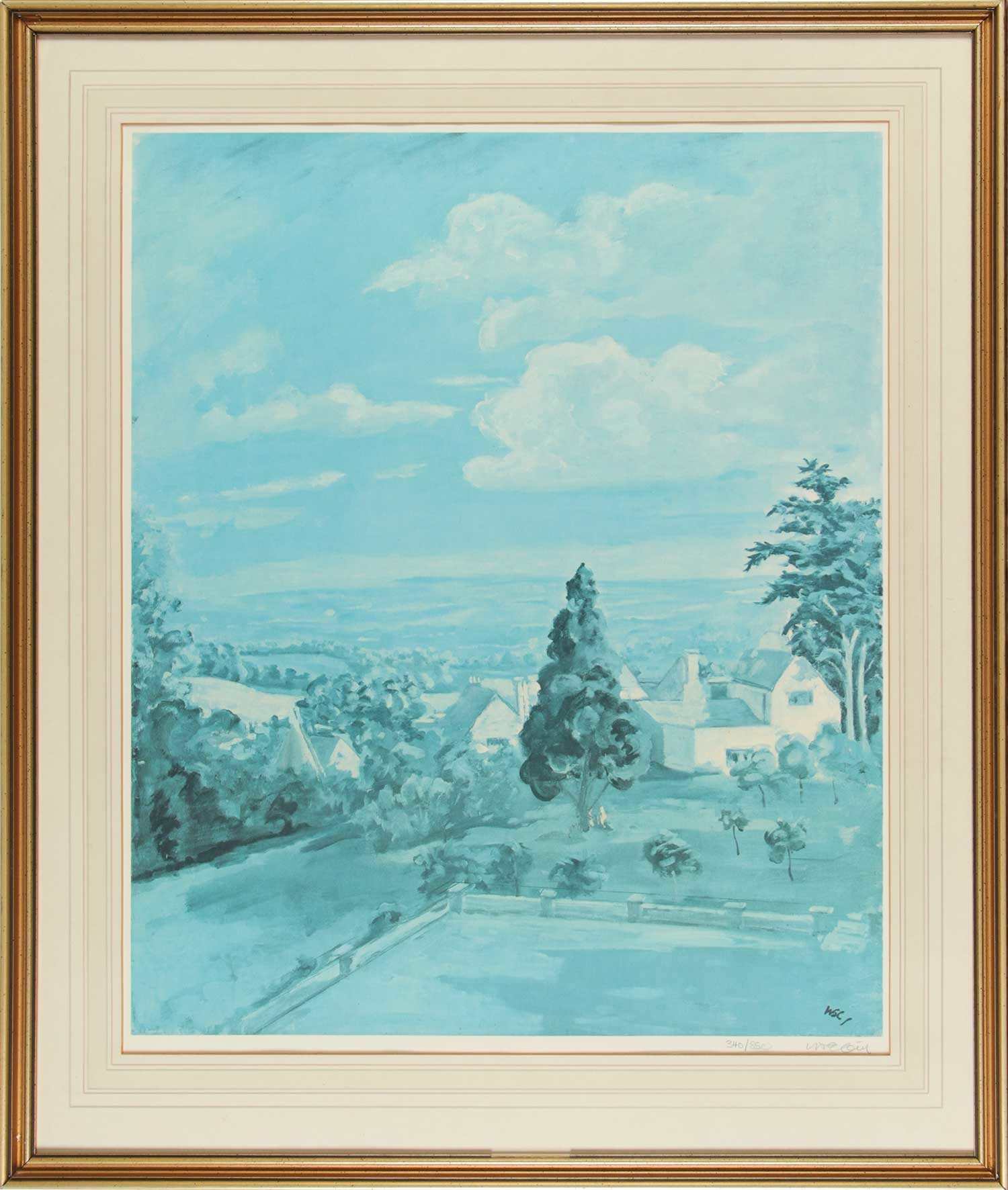 Sir Winston Churchill | VIEW FROM CHARTWELL | MutualArt