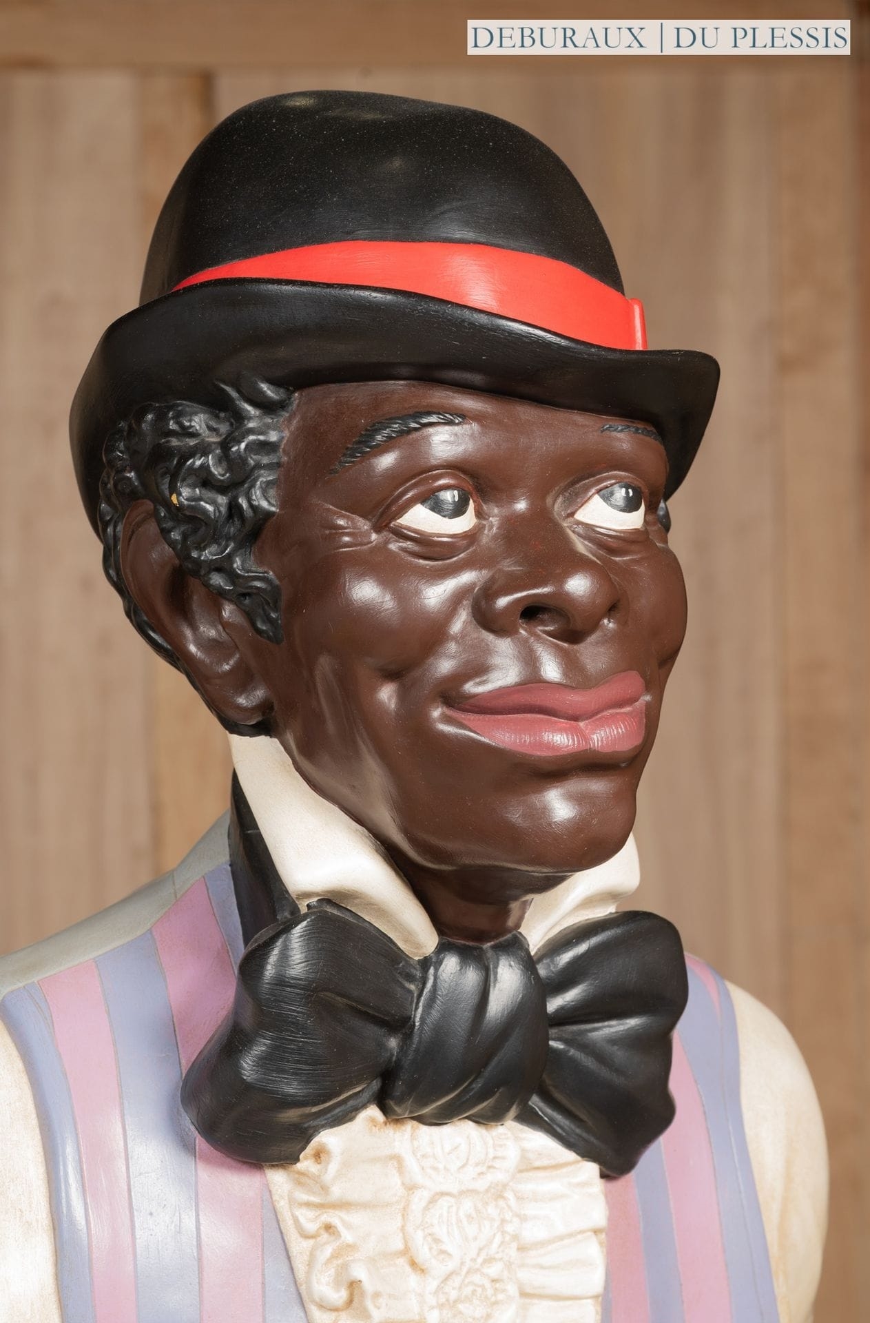 Delarue Picard | Butler Sculpture in polychrome plaster | MutualArt