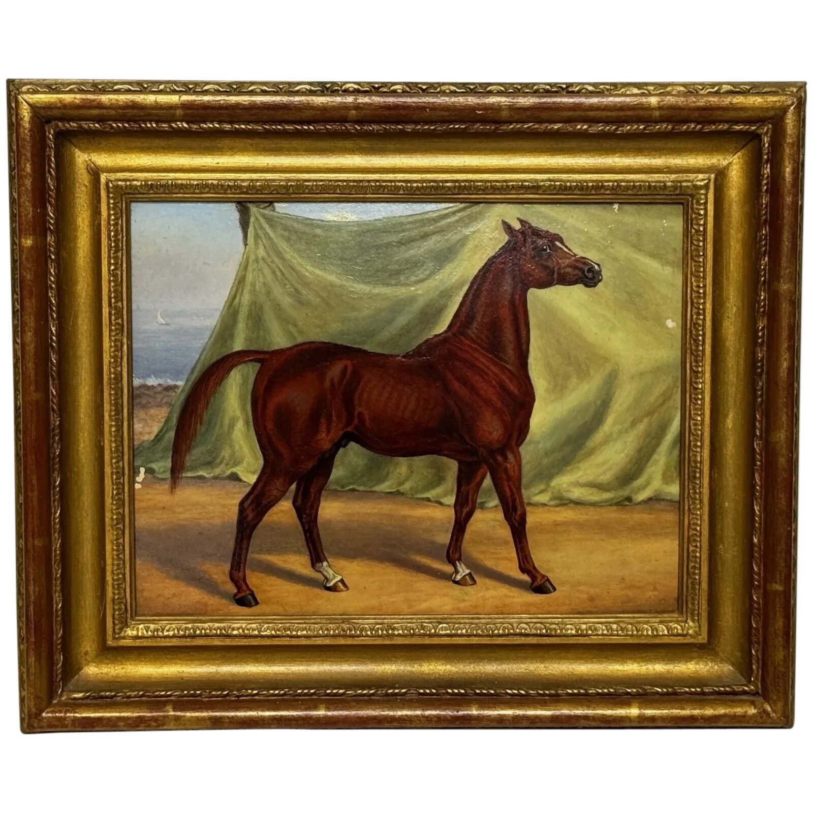 Charles Bilger Spalding | Chestnut Arab in the Bombay Stables (1900 ...