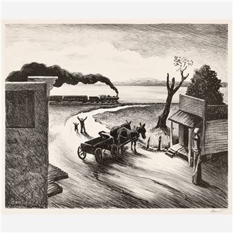 Lithographs of Thomas Hart Benton: The Elman Collection - Circle Auction