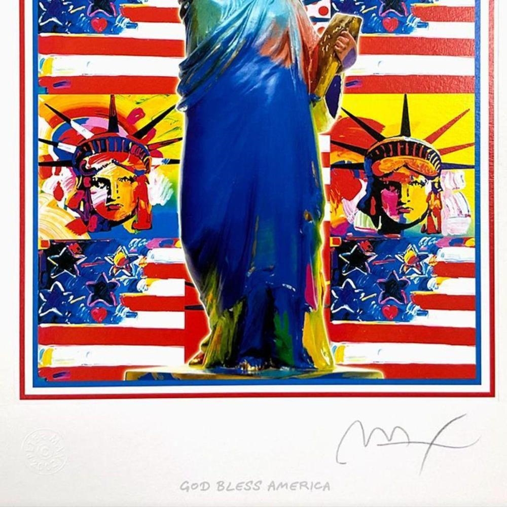 Peter Max | God Bless America | MutualArt