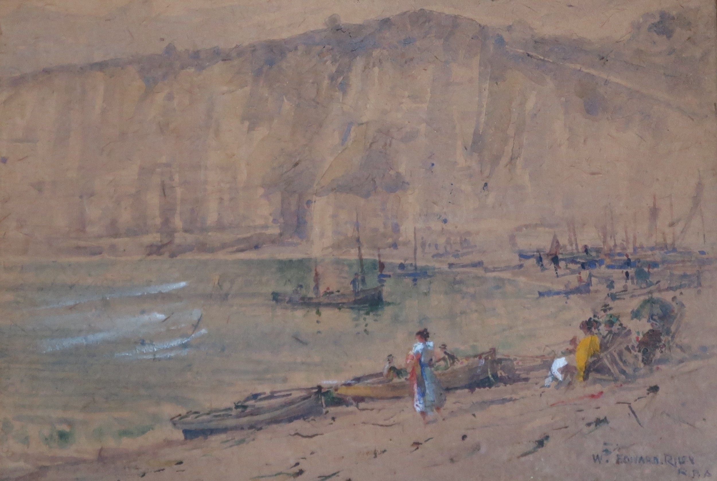 William Edward Riley | Fisherman by the Shore | MutualArt