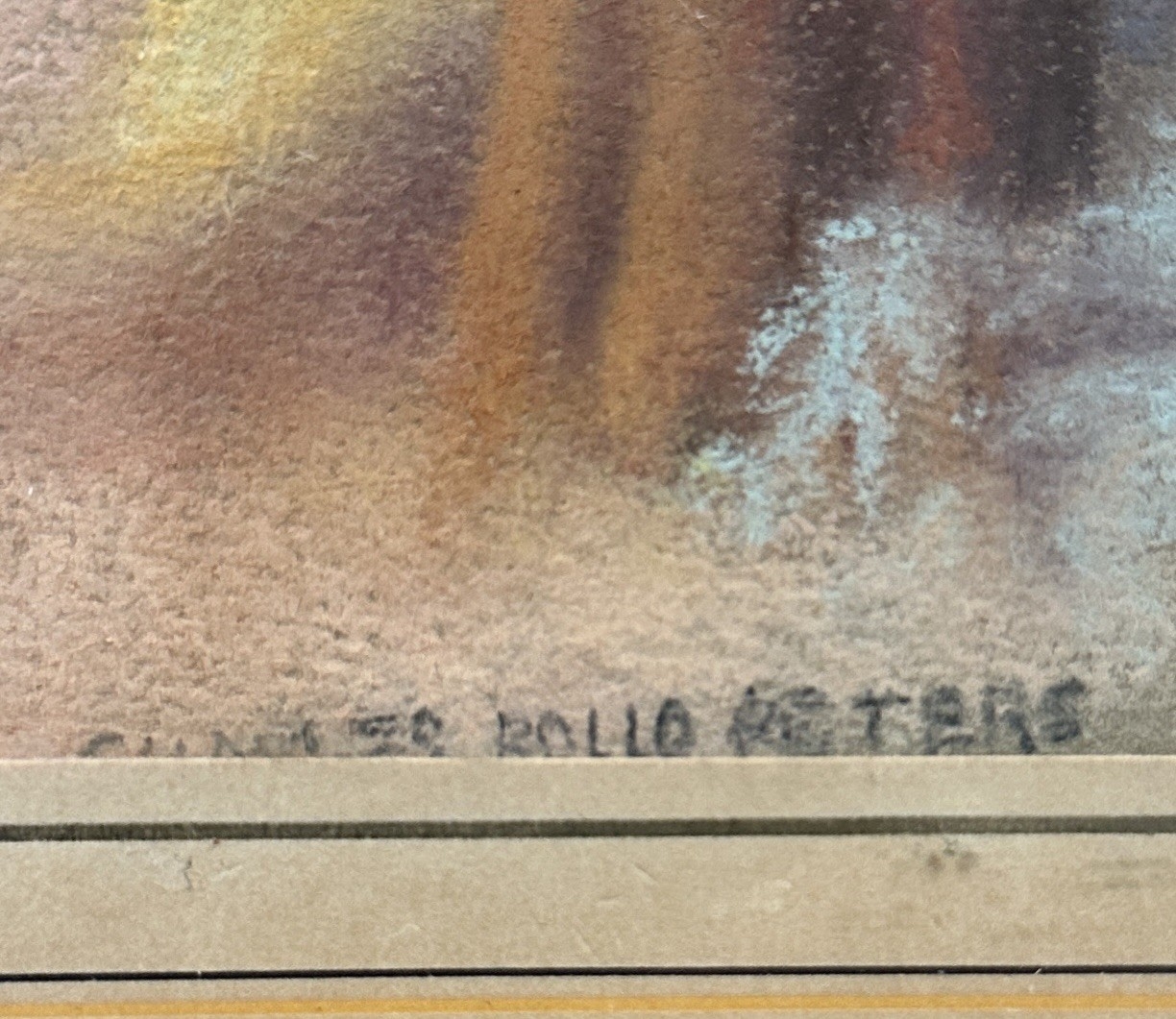 Charles Rollo Peters | California Redwoods Pastel Painting (1862 ...