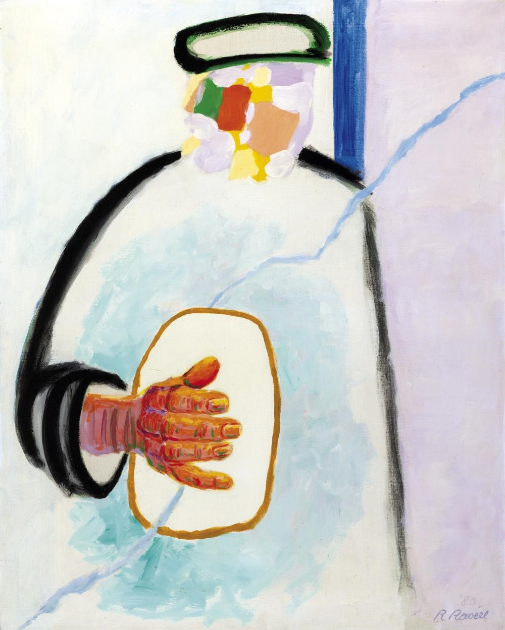 Roger Raveel | Naar voor stekende hand (1980) | MutualArt
