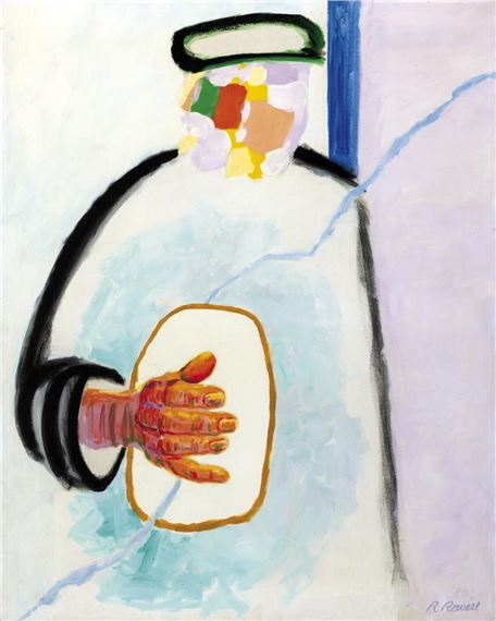Roger Raveel | Naar voor stekende hand (1980) | MutualArt