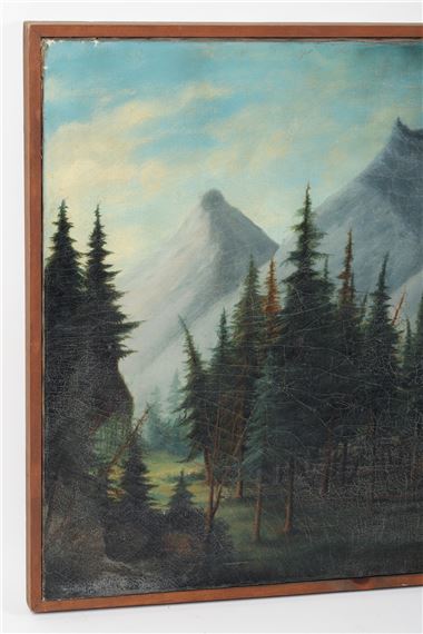 Chief James Beaver | Chief Beaver Three Sisters Oil on Canvas (Late ...