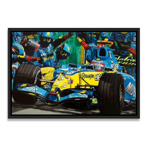 James Stephens | Fernando Alonso 2005 Renault F1 Team Original Artwork ...