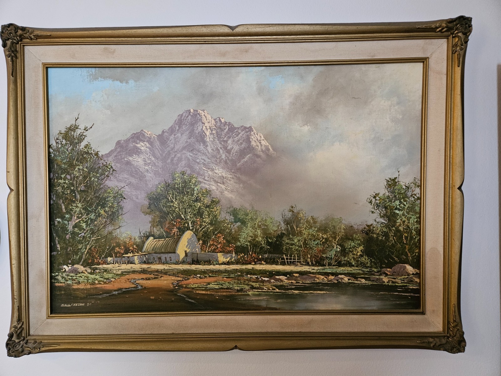 Eric Forlee | Cape Dutch barn, wine country South Africa (1985) | MutualArt