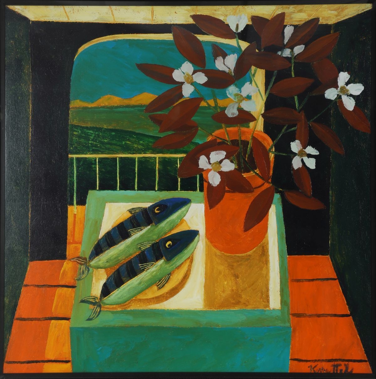 Graham Knuttel | Still Life with Fish | MutualArt