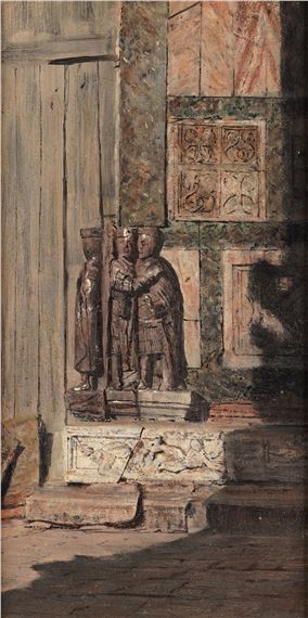 George Sherwood Hunter | Two Venetian church exteriors | MutualArt