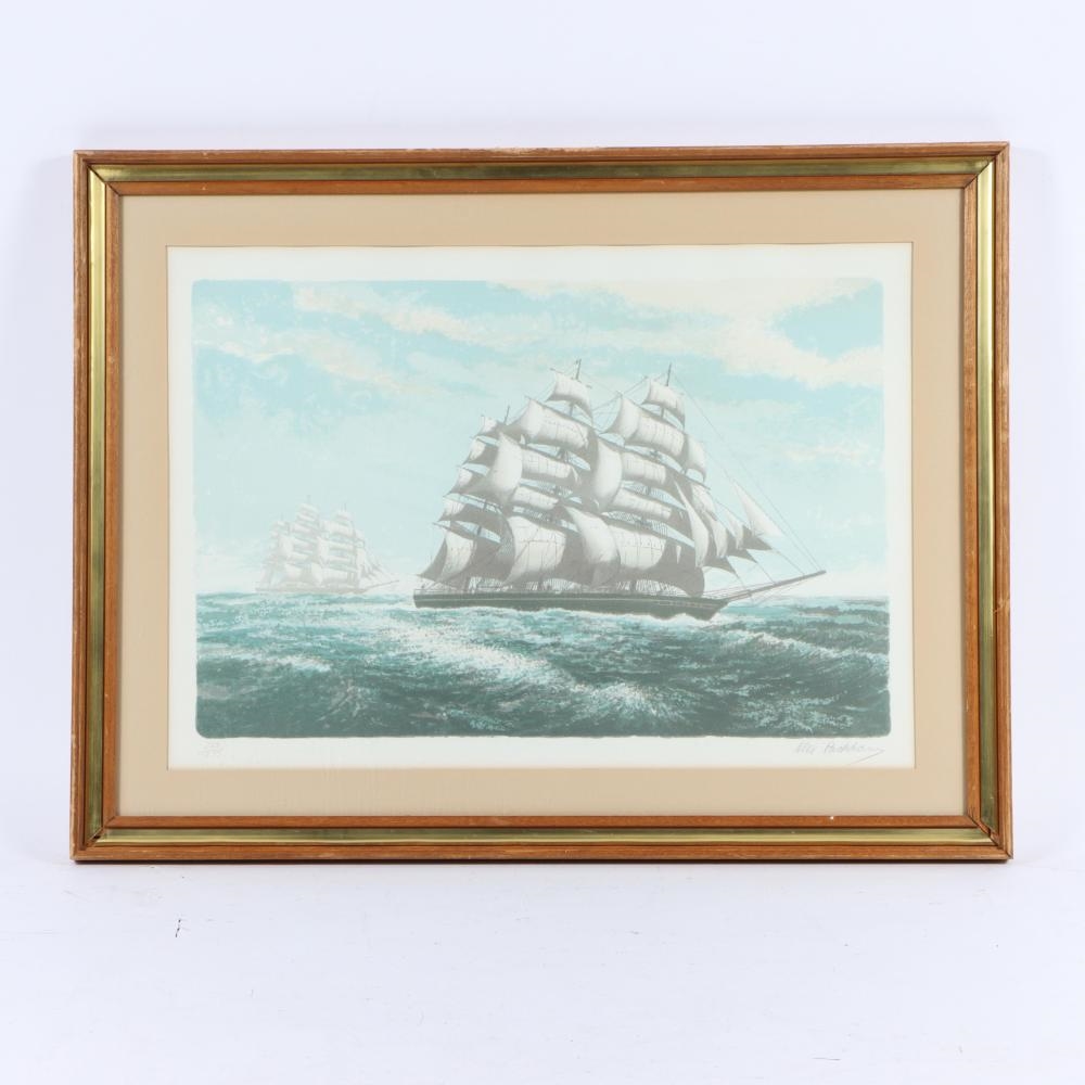 Alex Packham | Pair Alex Packham limited edition vintage clipper ship ...