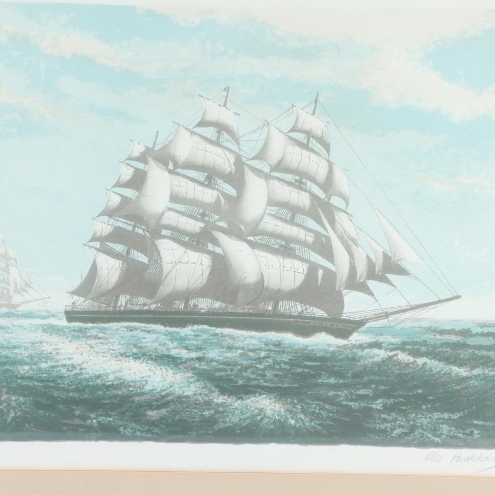 Alex Packham | Pair Alex Packham limited edition vintage clipper ship ...