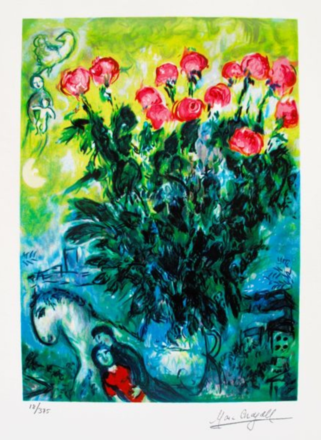 Marc Chagall | LES ROSES | MutualArt