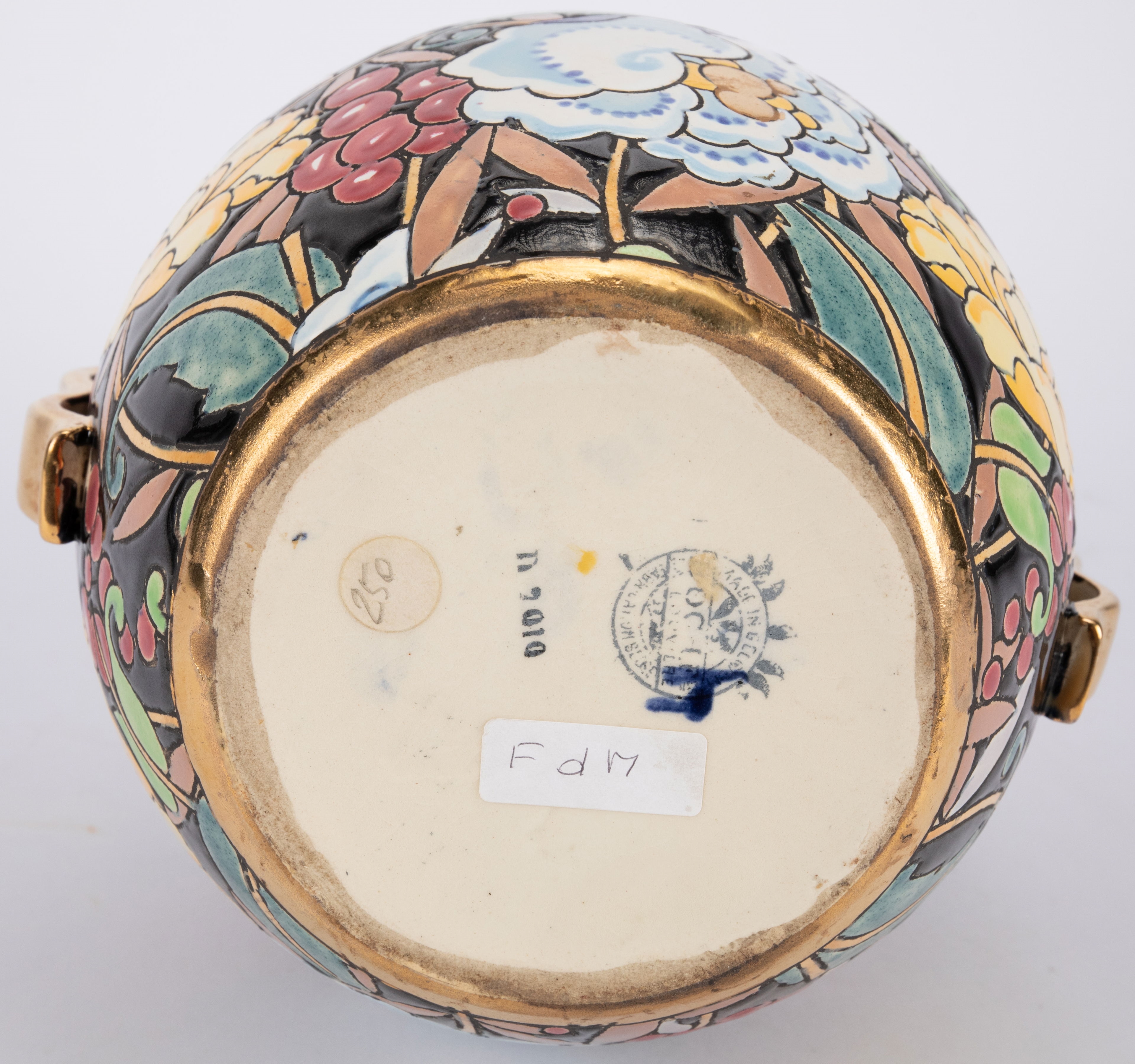 Raymond Chevallier | Boch Keramis art deco vase | MutualArt