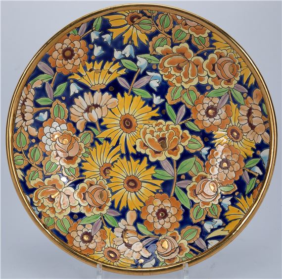 Raymond Chevallier | Large Boch Keramis art deco bowl | MutualArt