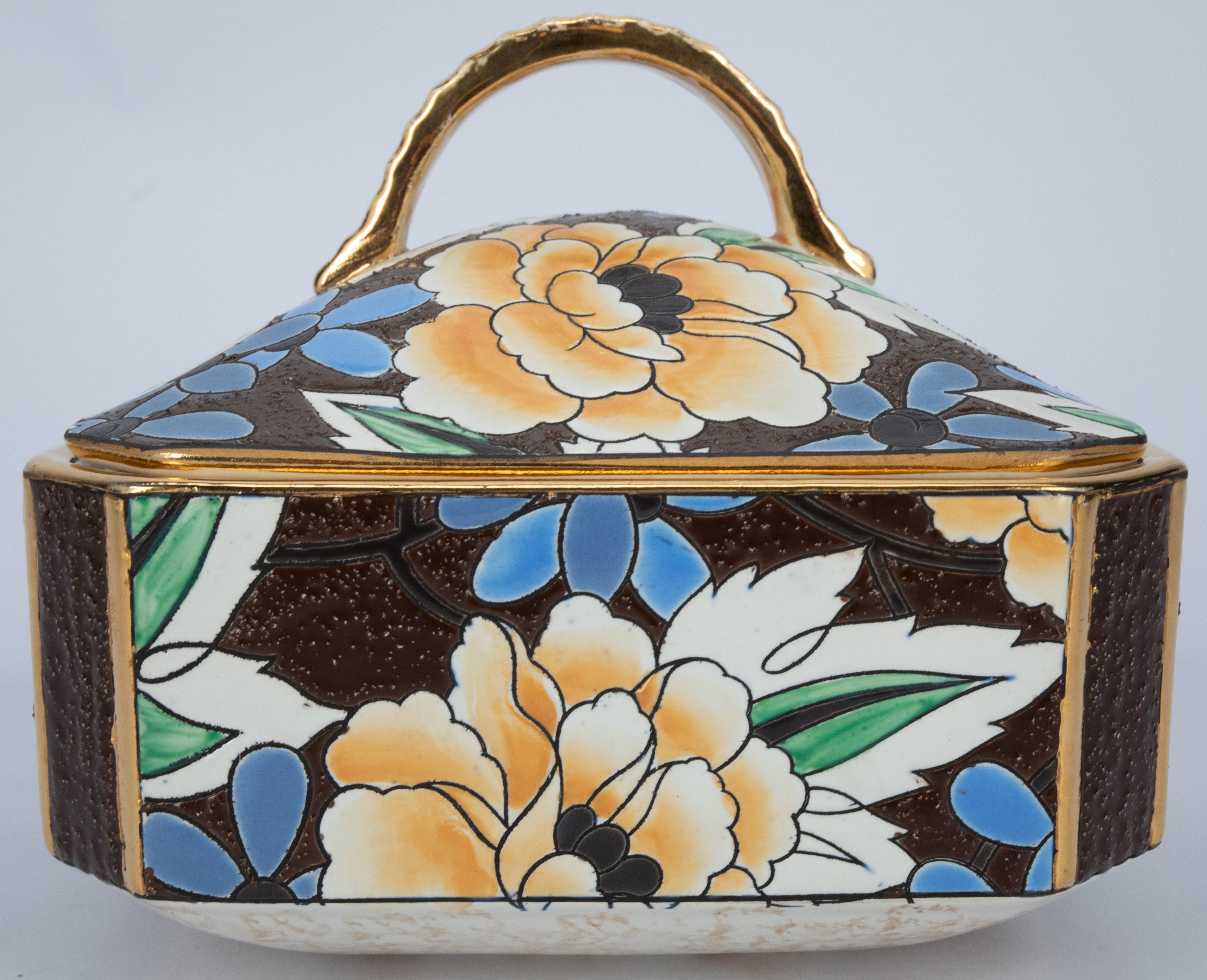 Raymond Chevallier | Boch Keramis art deco lidded box | MutualArt