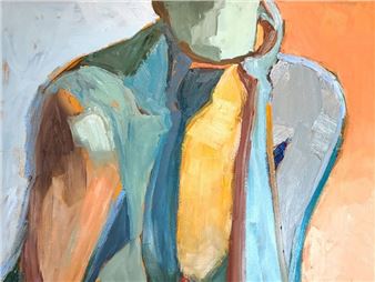 Installation view of Linda Christensen exhibition at Pamela Walsh Gallery.