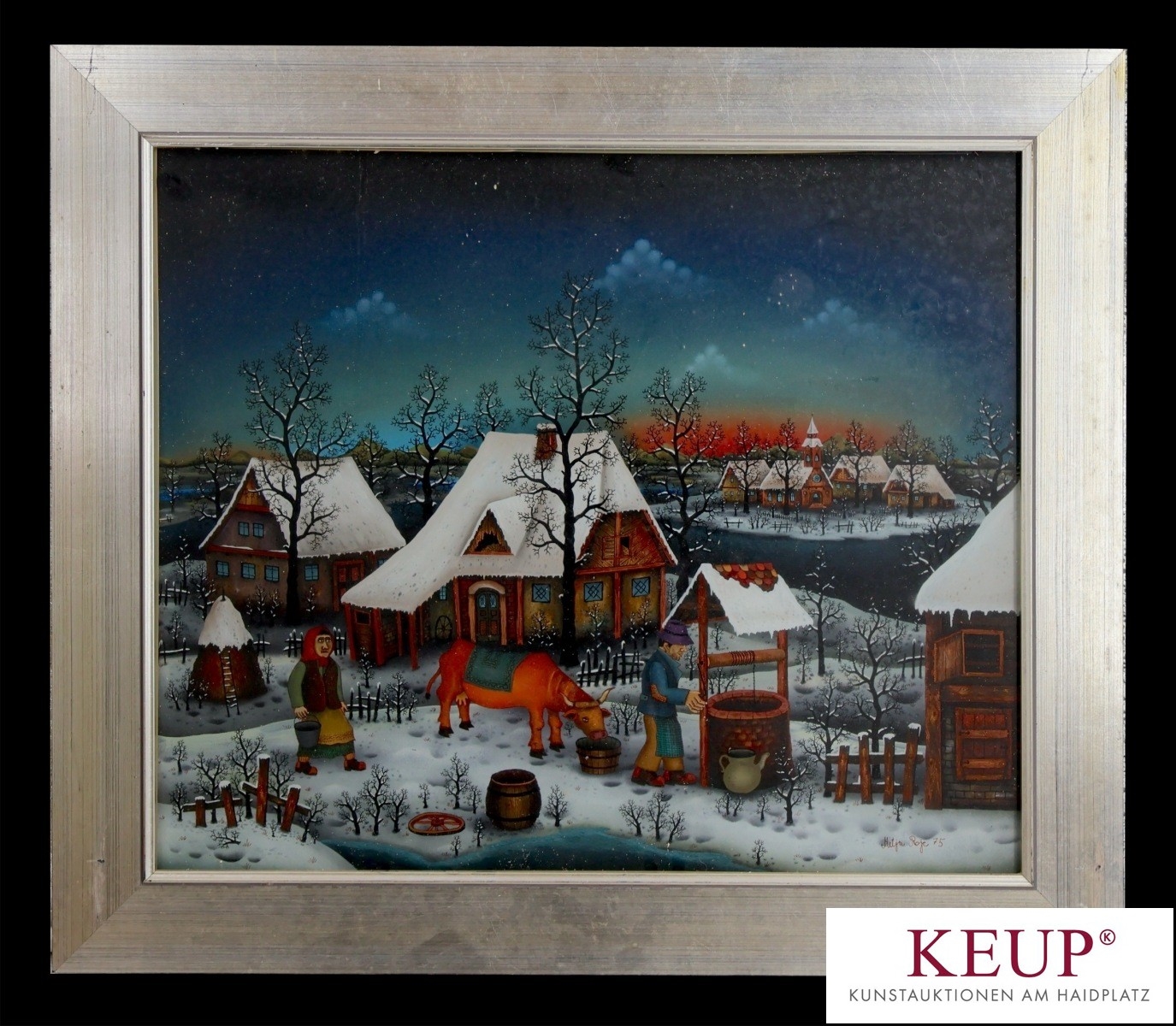 Mitja Rojc | Winterlandschaft (1975) | MutualArt