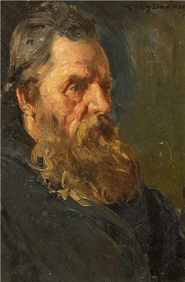 A Walberswick Fisherman - Allan Albert Davidson
