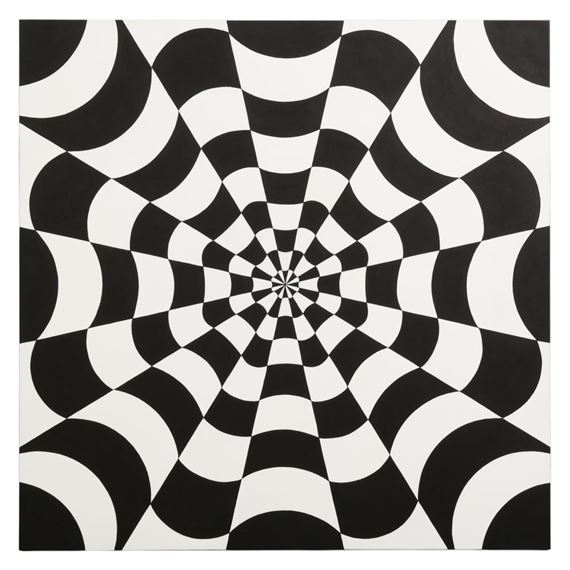Tim Ray Fisher | Tim Ray Fisher b.1969 Kinetic Op Art Painting (1969 ...