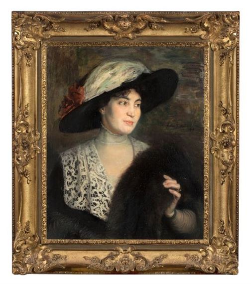 Portrait of an Elegant Woman - Victor Tardieu