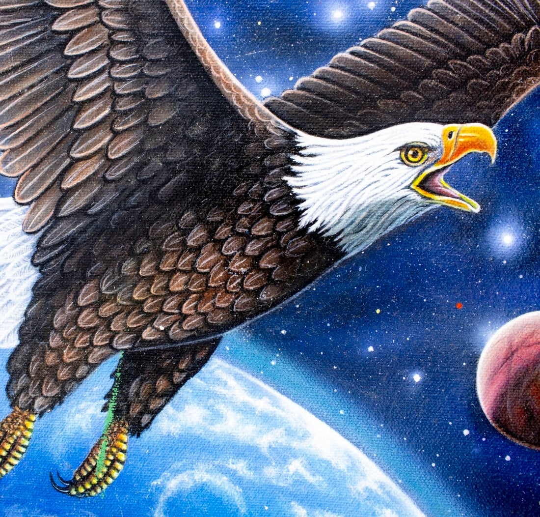 Edward J. Moret | Bald Eagles - Protector of the Universe | MutualArt