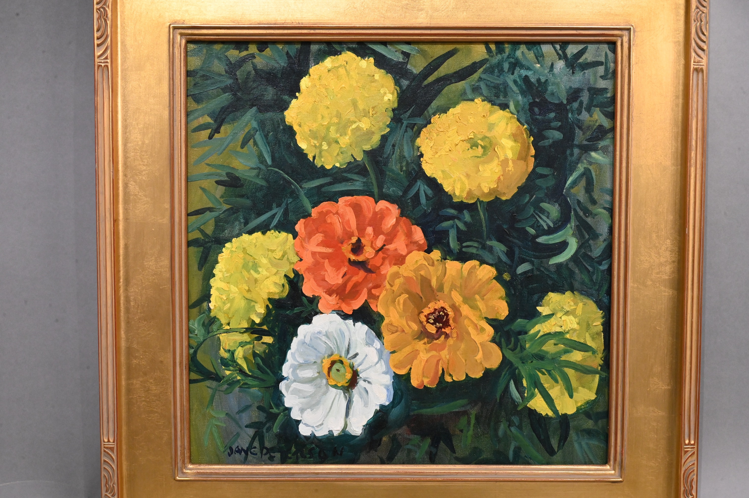 Jane Peterson | Zinnias | MutualArt