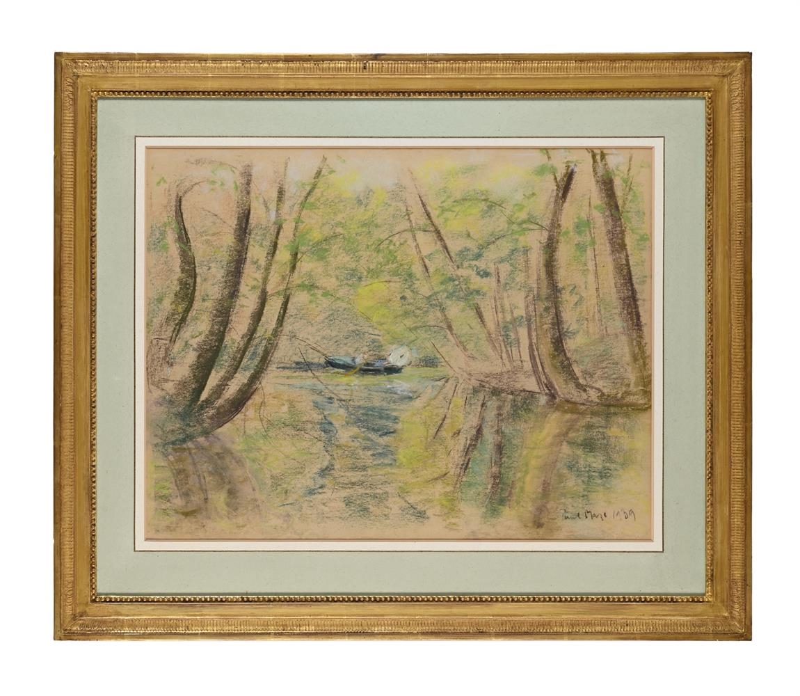 Paul Maze | BOATING ON A RIVER (1939) | MutualArt