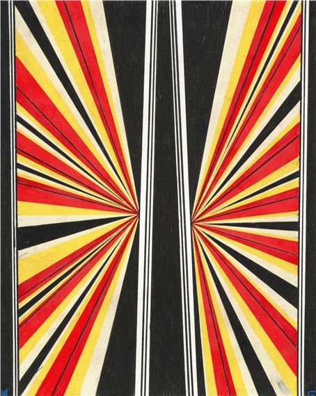 Mark Grotjahn | UNTITLED (FULL COLOR BUTTERFLY 758) (2008) | MutualArt