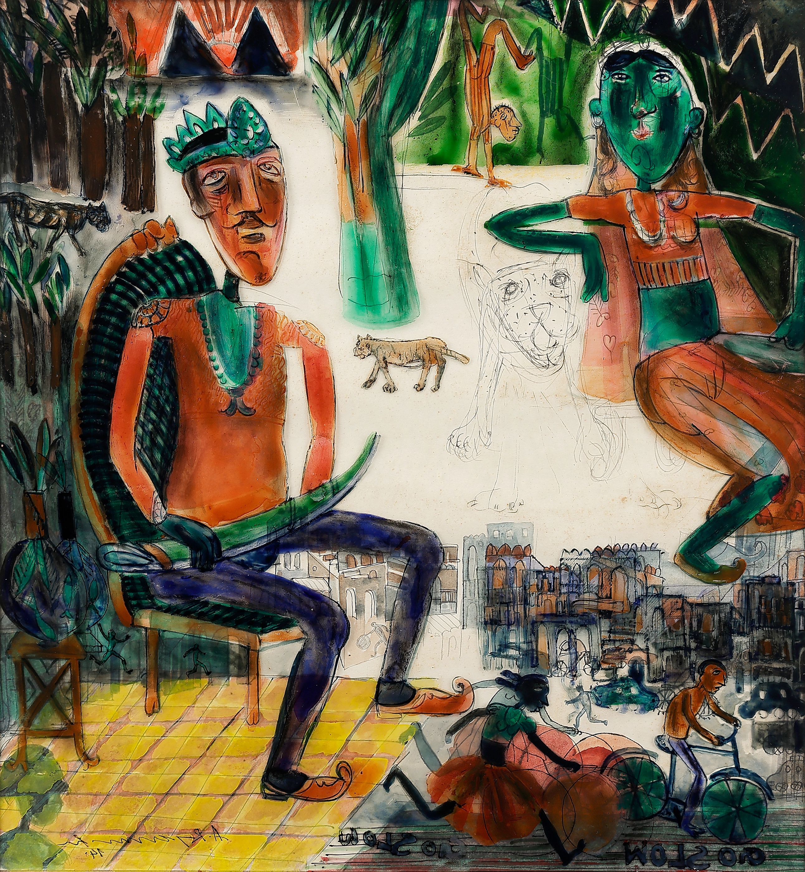 A. Rajeshwara Rao | Untitled (1994) | MutualArt