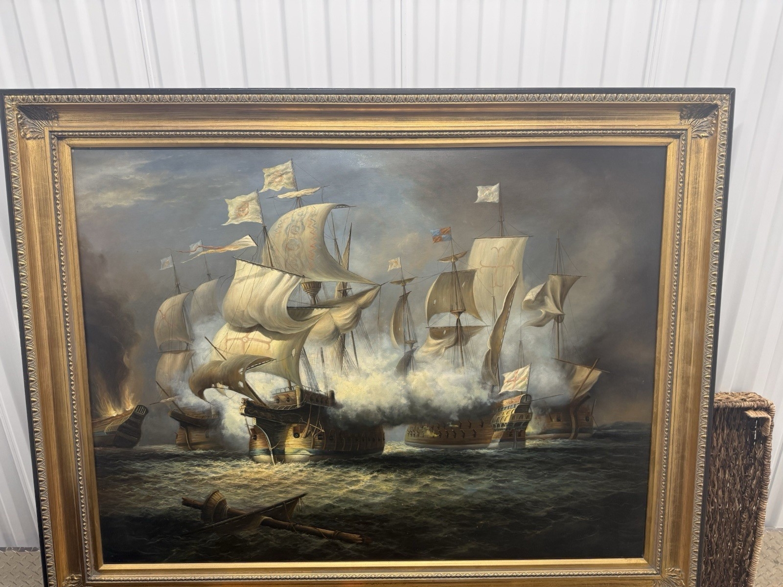 R. Boren | Shit, Picture, Oil, Painting Over 35 Years Great Condition ...