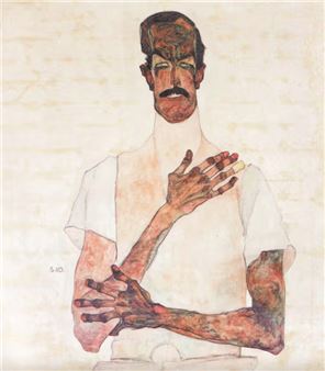 Egon Schiele: Portrait of Dr. Erwin von Graff - Neue Galerie New York, Museum for German and Austrian Art