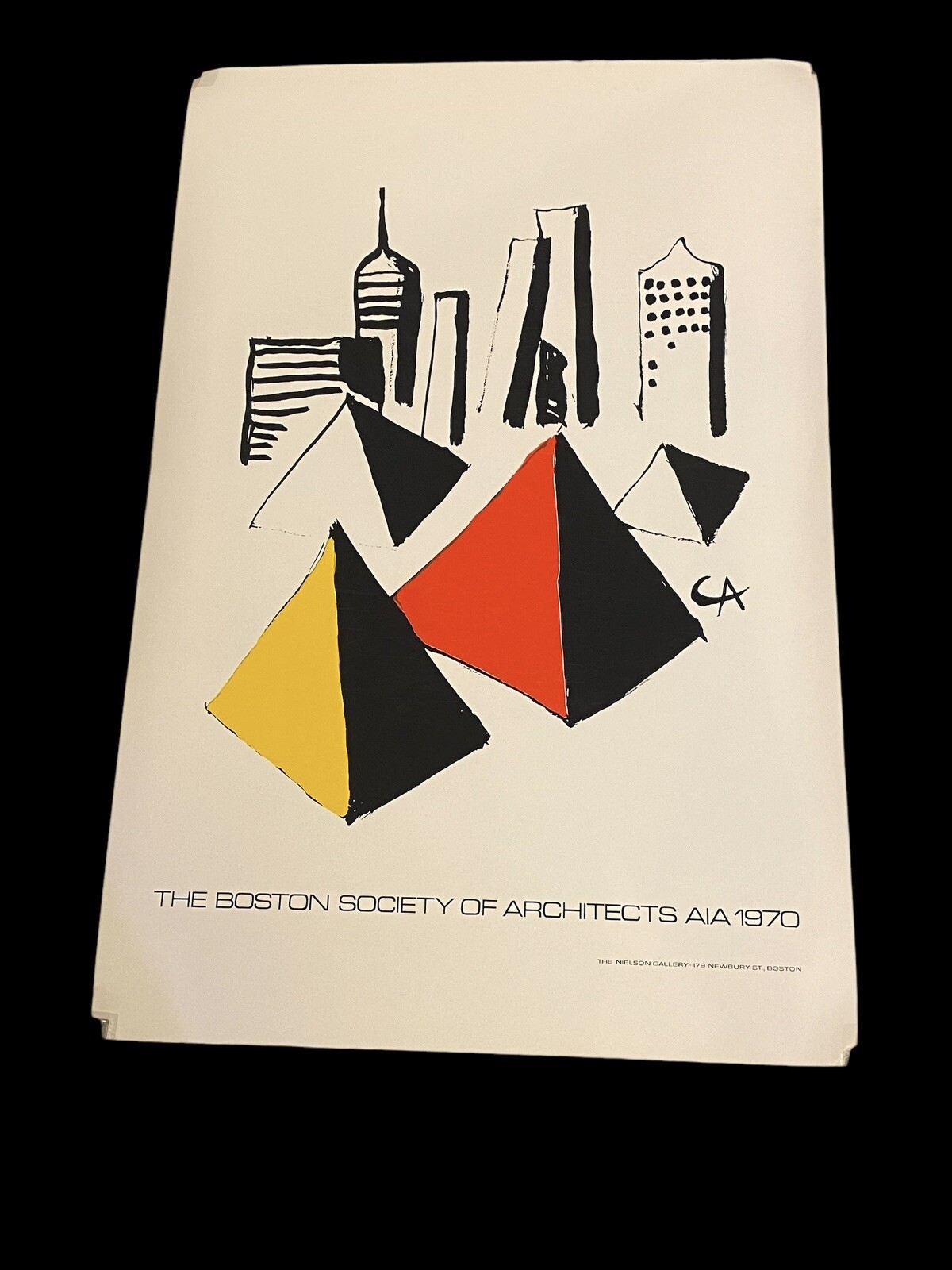 Alexander Calder | View of Boston (1970) | MutualArt