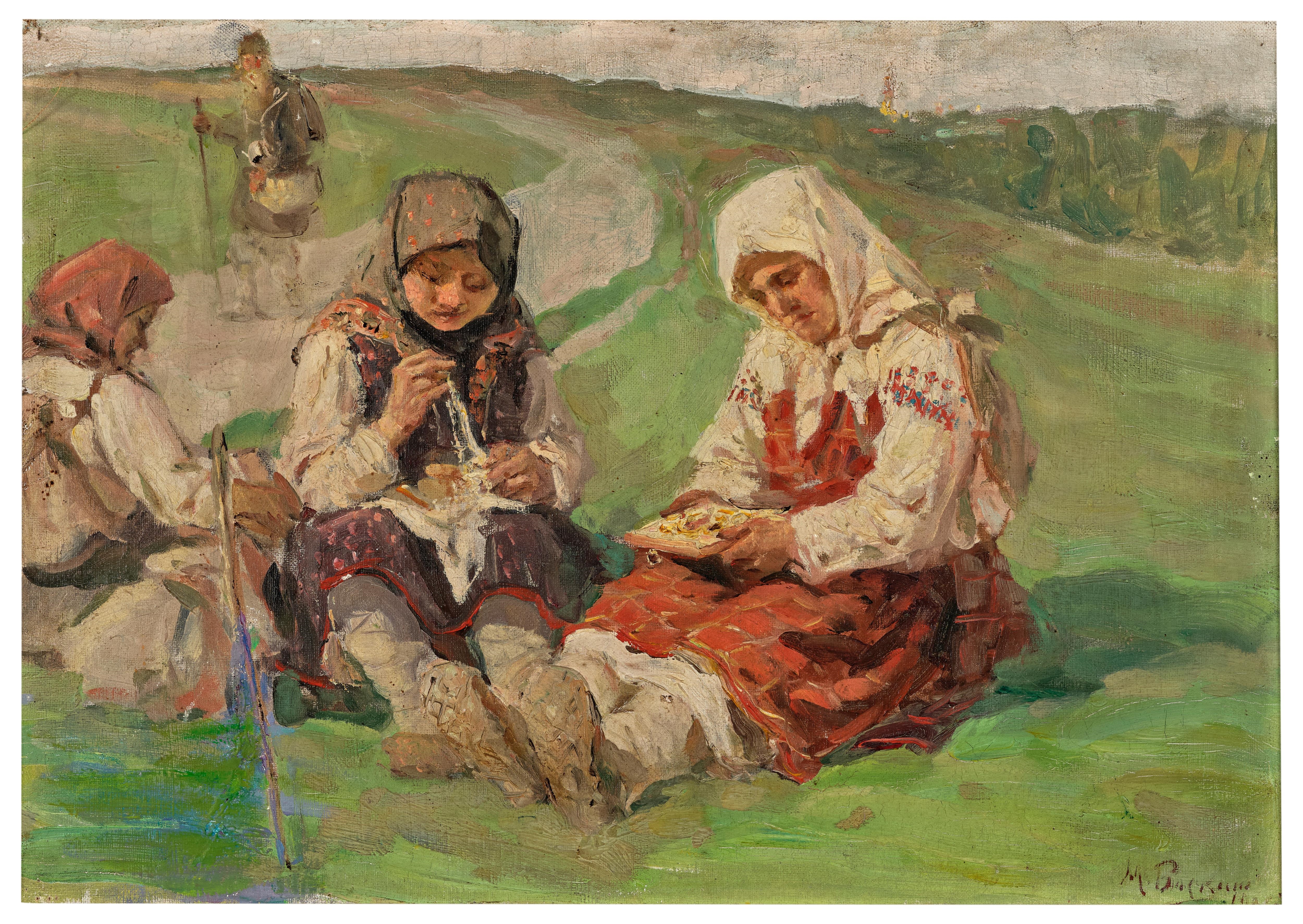 Mikhail Vasilievich Boskin | Resting women | MutualArt