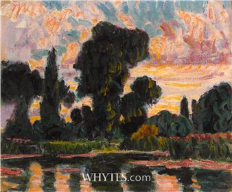 LE LOING AT SUNDOWN, c.1902